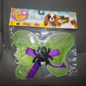 Halloween Dog Costume- FAIRY WINGS- Rubie's Pet Shop Boutique- NEW, Size- S/M
